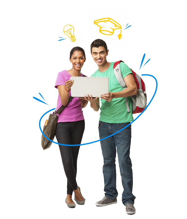 Students doing Online MBA